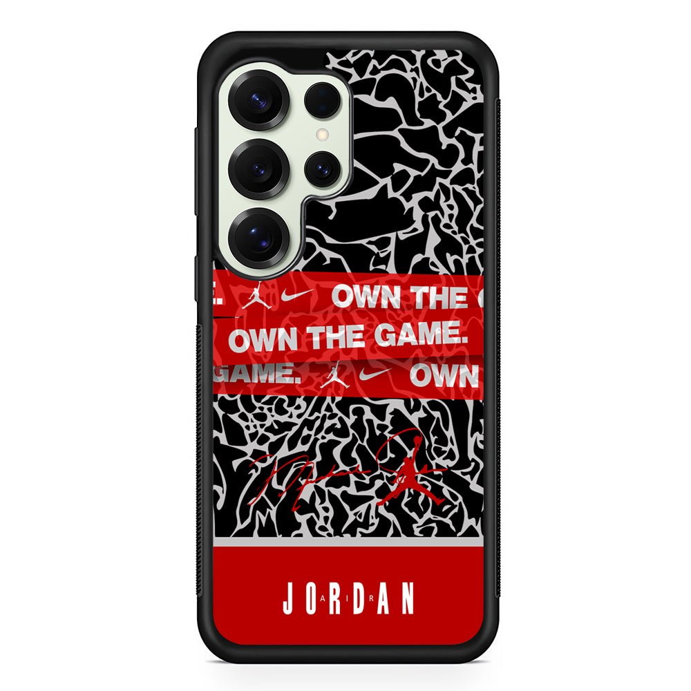 Air Jordan Element of The Game Samsung Galaxy S25 Ultra Case | Durable Rubber Case for Samsung Galaxy S25 Ultra