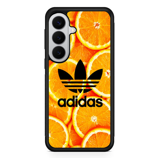 Adidas Logo Orange Fruits Samsung Galaxy S26 Case | Slim Samsung Galaxy S26 Rubber Case