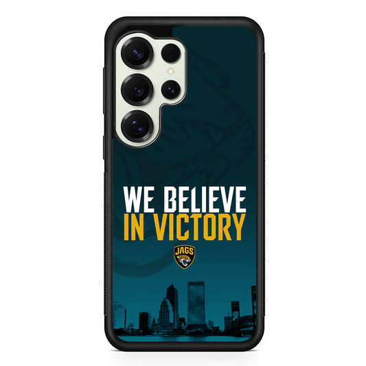 Jacksonville Jaguars Victory Samsung Galaxy S25 Ultra Case | Durable Rubber Case for Samsung Galaxy S25 Ultra