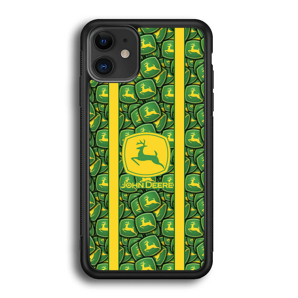 John Deere Emblem Dump iPhone 12 Case | Slim Rubber Case for iPhone 12