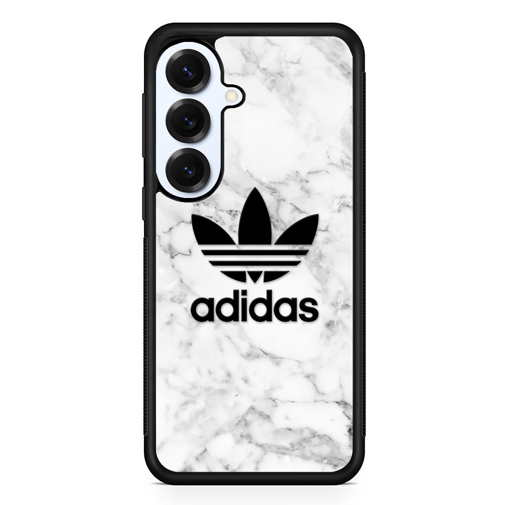 Adidas Marble Backdrop Samsung Galaxy S25 Plus Case | Durable Samsung Galaxy S25 Plus Phone Case
