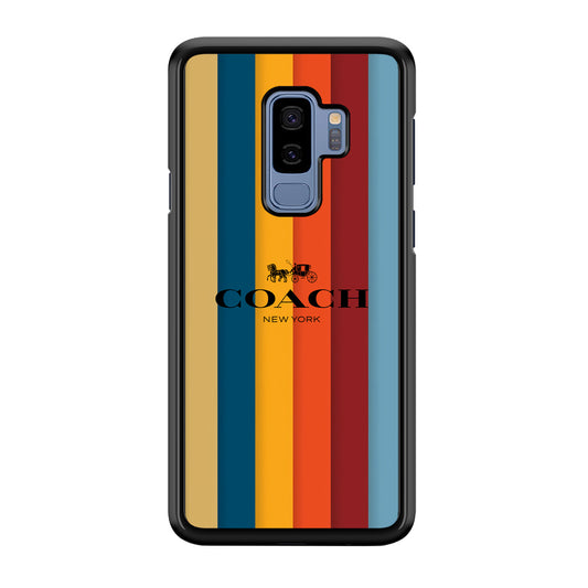 Coach Vertical Colorfull Samsung Galaxy S9 Plus Case | Slim Rubber Case for Samsung Galaxy S9 Plus