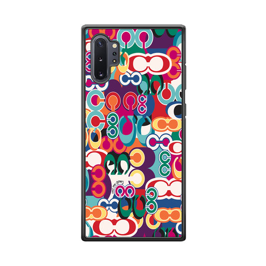 Coach Colorful Samsung Galaxy Note 10 Plus Case | Slim Rubber Case for Samsung Galaxy Note 10 Plus