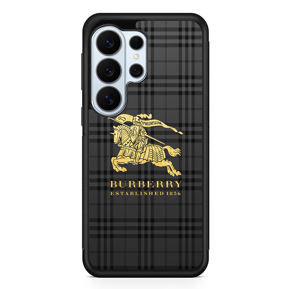 Burberry Simple Dark Grey Samsung Galaxy S26 Ultra Case | Protective Phone Cover