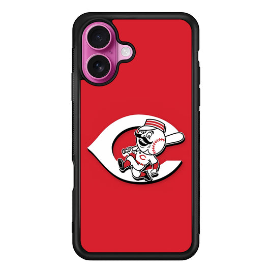 Cincinnati Reds Logo iPhone 17 Case | Slim Protective Rubber Phone Cover