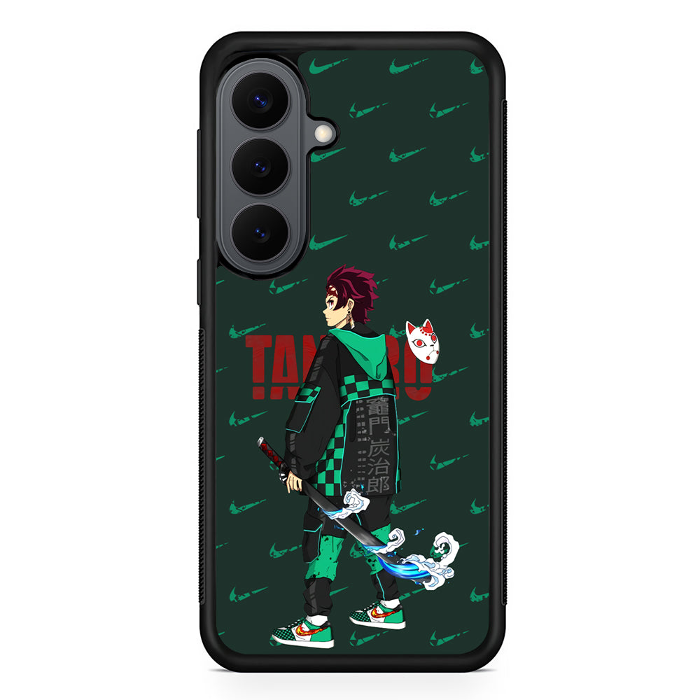 Nike on Tanjiro Suit Samsung Galaxy S26 Plus Case | Durable Samsung Galaxy S26 Plus Cover