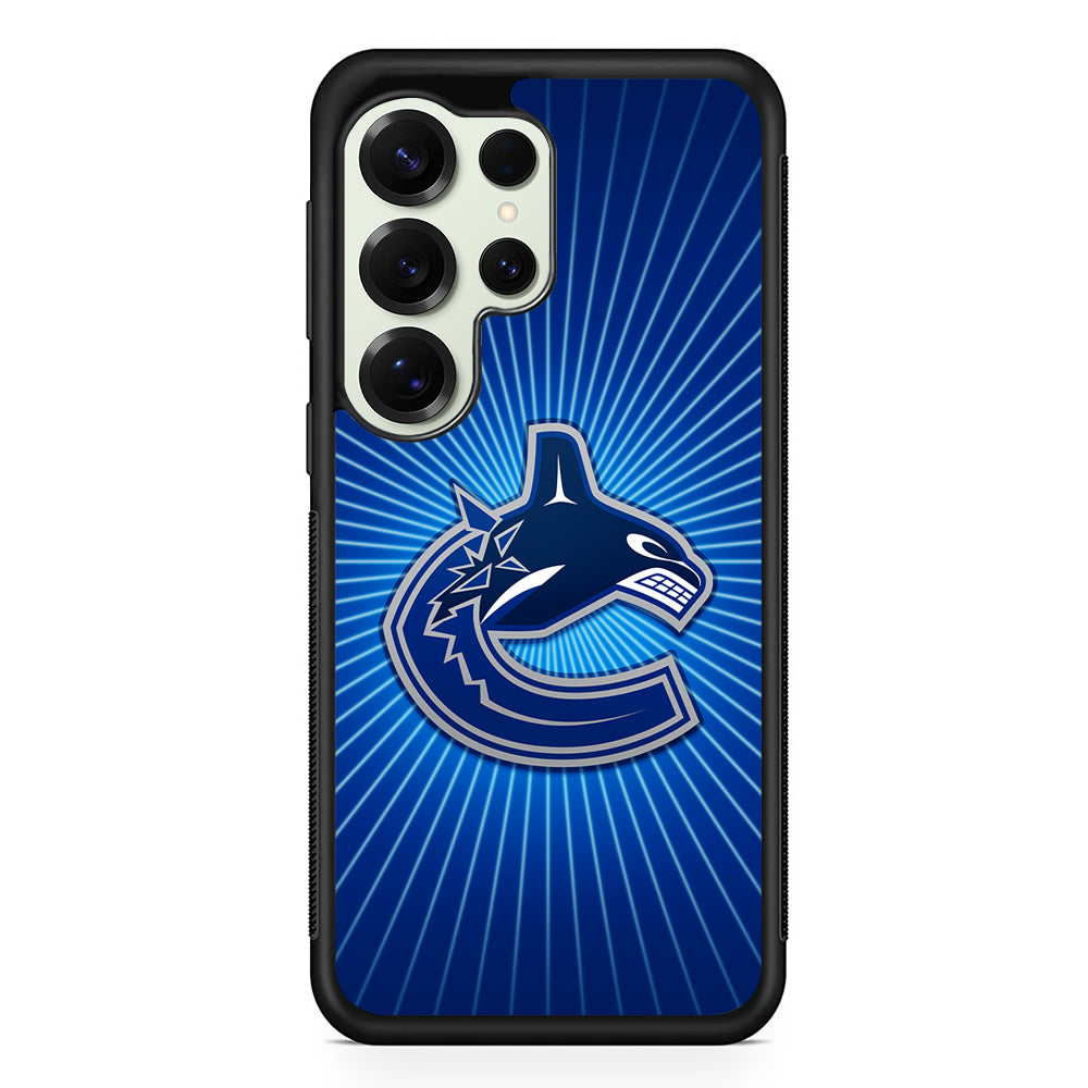 Vancouver Canucks Logo Samsung Galaxy S25 Ultra Case | Durable Rubber Case for Samsung Galaxy S25 Ultra