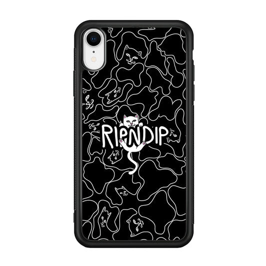 Rip N Dip Black Camo iPhone XR Case | Slim Rubber Case for iPhone XR