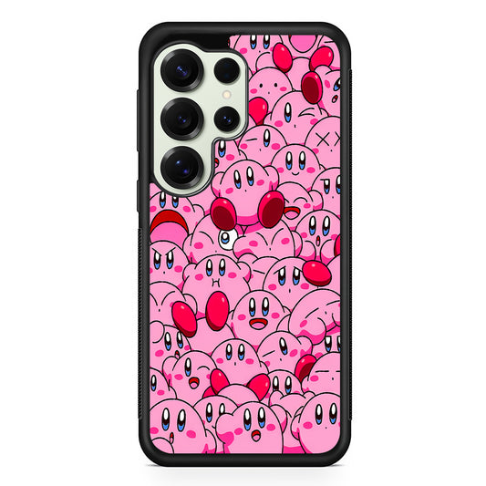 Cute Kirby Pink Aesthetic Samsung Galaxy S25 Ultra Case | Durable Rubber Case for Samsung Galaxy S25 Ultra