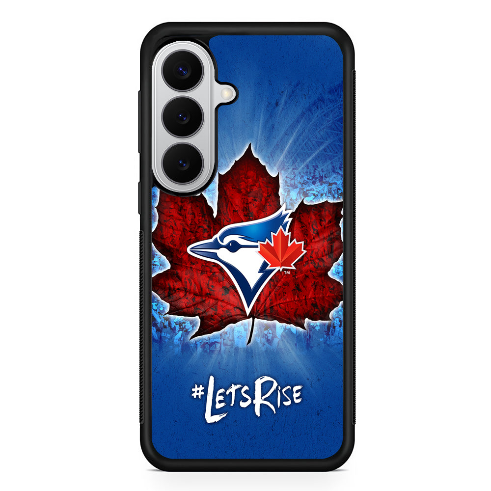 Toronto Blue Jays Lets Rise Samsung Galaxy S26 Case | Protective Rubber Cover