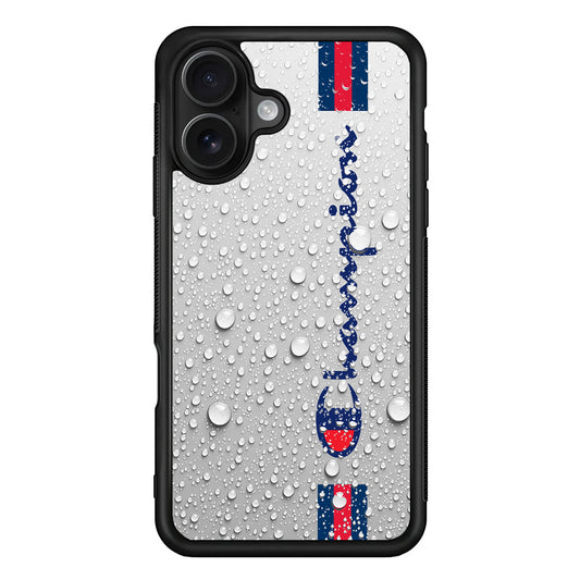 Champion Water Sphere iPhone 16 Case | Slim Rubber Case for iPhone 16