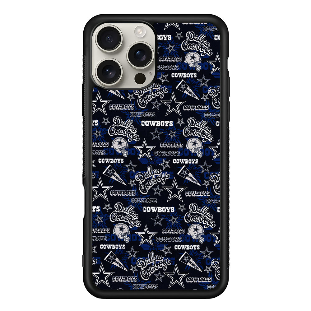 Dallas Cowboys Pattern iPhone 16 Pro Max Case | Stylish Protective Case for iPhone 16 Pro Max
