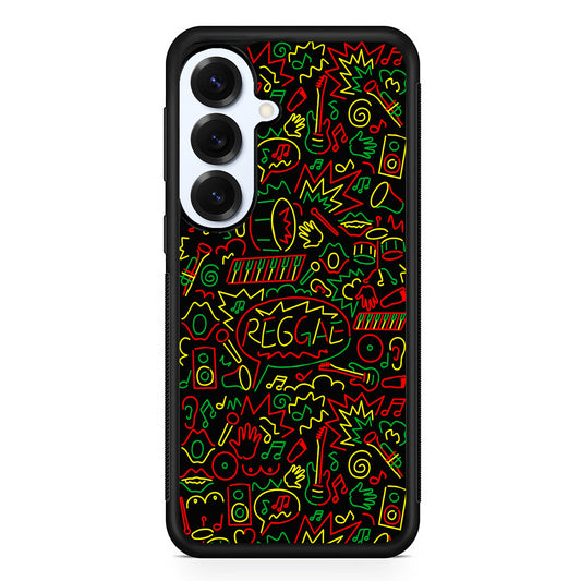 Reggae Music Rasta Art Samsung Galaxy S25 Plus Case | Slim Rubber Cover for Samsung Galaxy S25 Plus