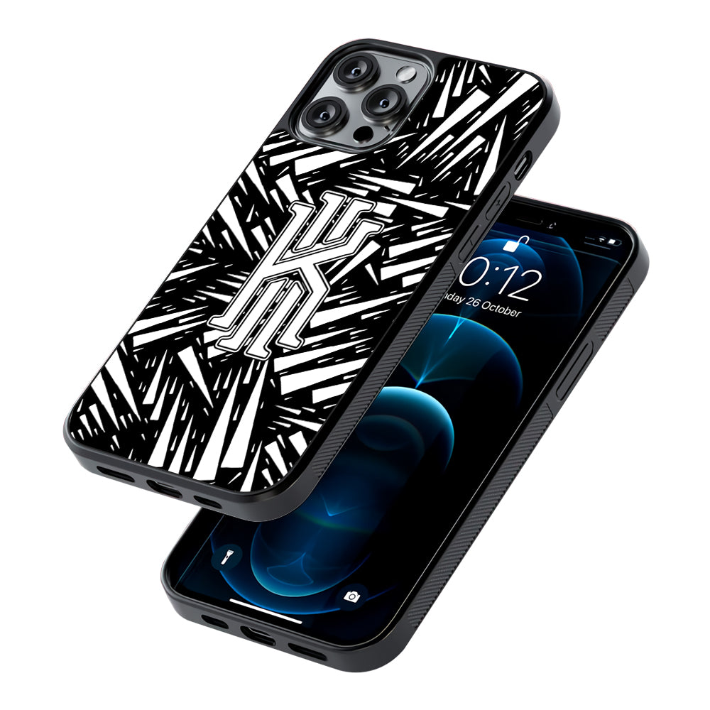 Kyrie Irving Sharpness Glass 2D Rubber Phone Case | Slim Protective Phone Case
