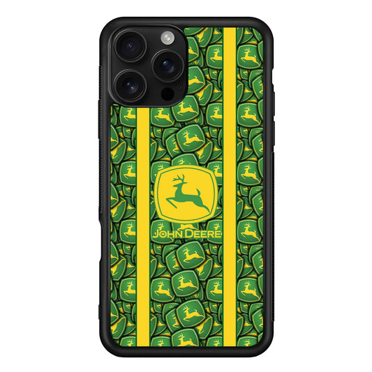 John Deere Emblem Dump iPhone 16 Pro Case | Slim Rubber Case for iPhone 16 Pro