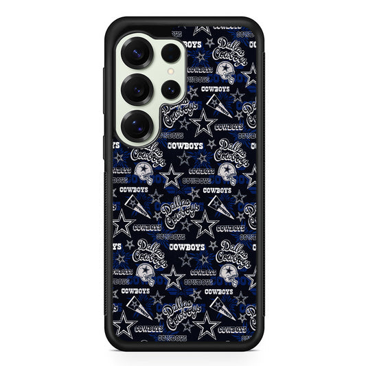 Dallas Cowboys Pattern Samsung Galaxy S25 Ultra Case | Durable Rubber Case for Samsung Galaxy S25 Ultra