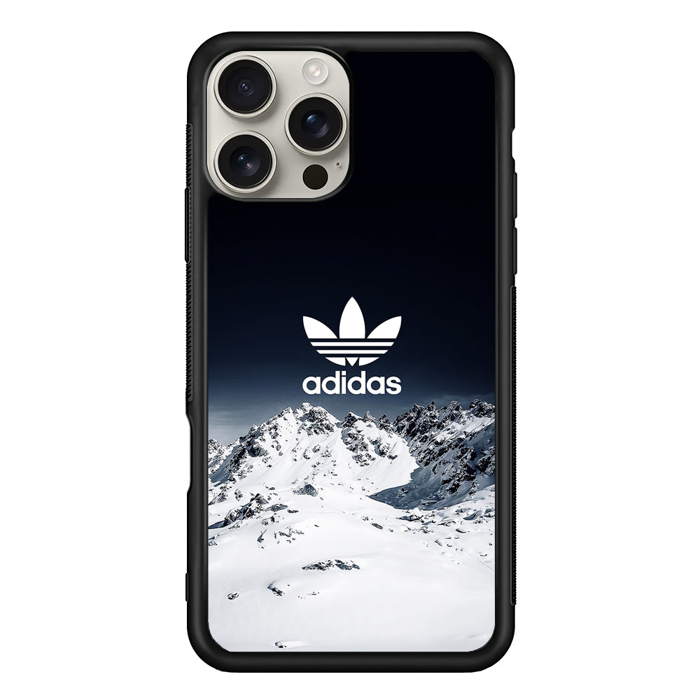 Adidas Logo Winter Snow iPhone 16 Pro Max Case | Durable Everyday Protective Cover