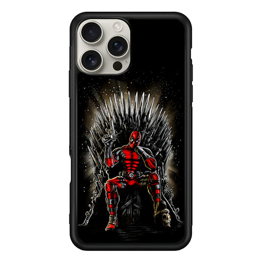 Deadpool The Iron Throne iPhone 16 Pro Max Case | Stylish Protective Case for iPhone 16 Pro Max