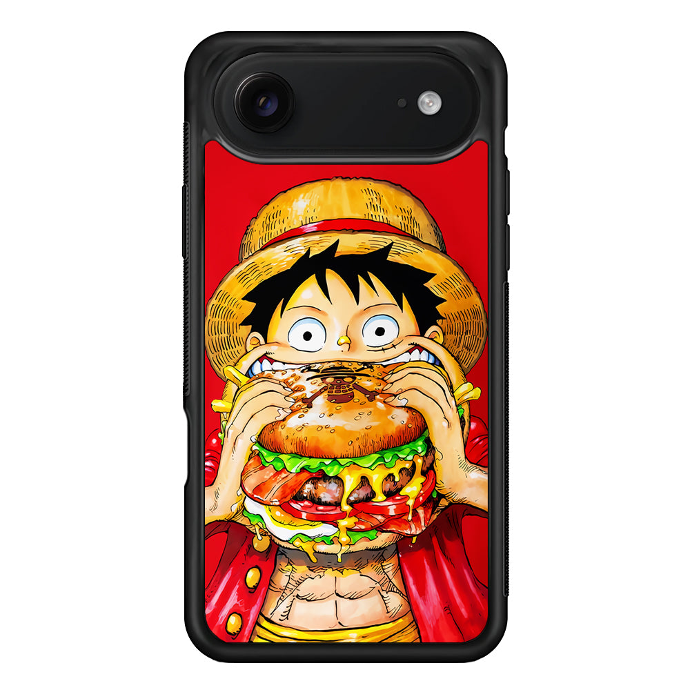 Monkey D Luffy Eating a Burger iPhone 17 Air Case | Protective Case for iPhone 17 Air