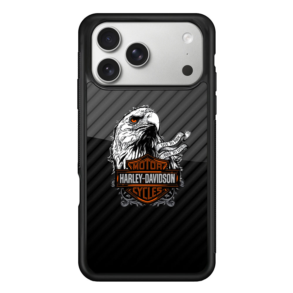 Harley Davidson Dashing Like an Eagle iPhone 17 Pro Case | Slim Protective Case for iPhone 17 Pro