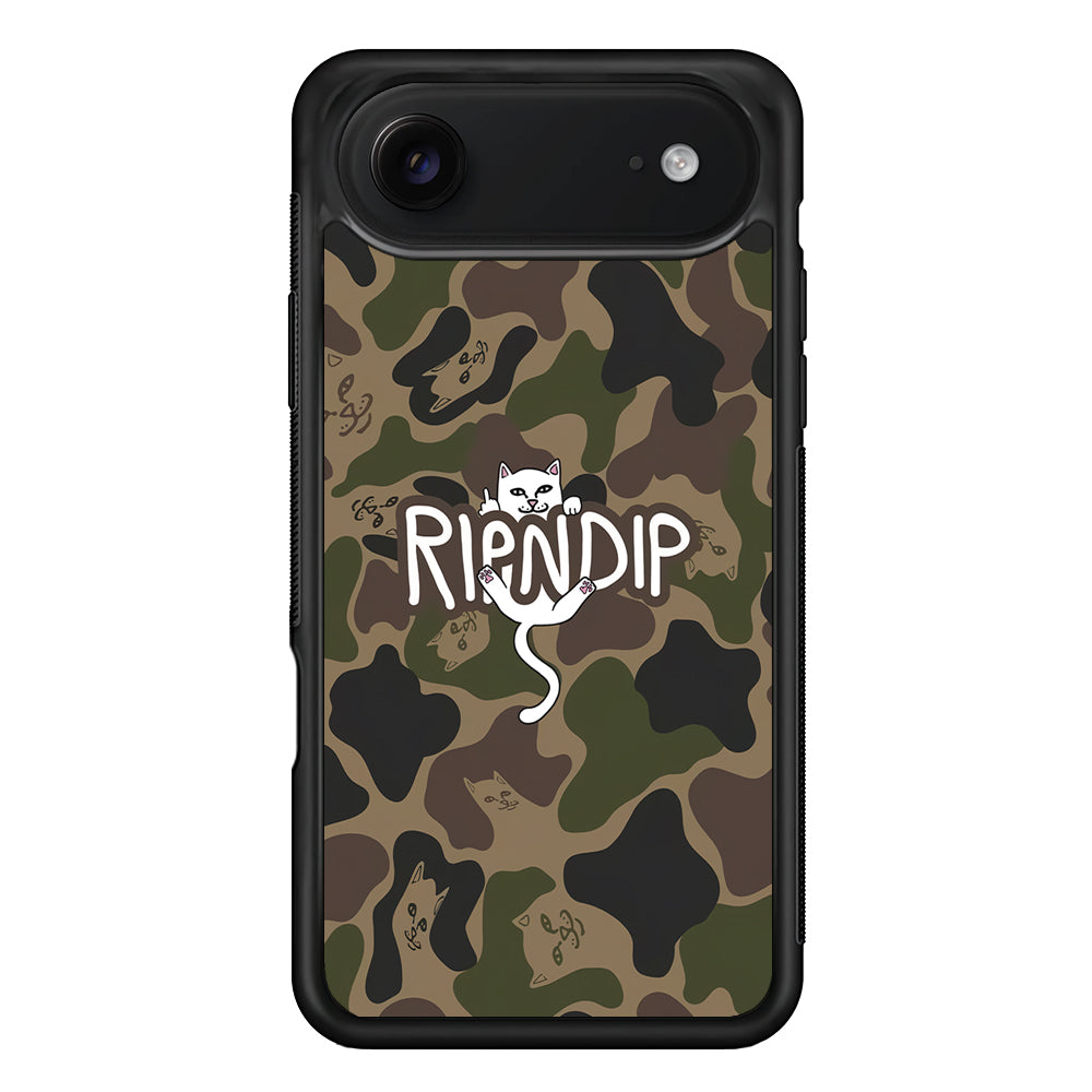 Rip N Dip Green Camo iPhone 17 Air Case | Slim Rubber Case for iPhone 17 Air