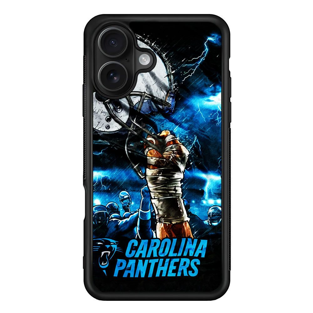 Carolina Panthers Art iPhone 16 Case - Oxvistore