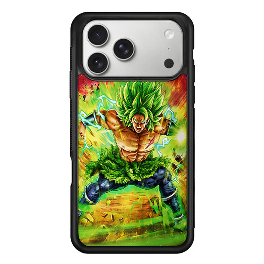Broly Dragon Ball Super iPhone 17 Pro Case | Slim Rubber Case for iPhone 17 Pro