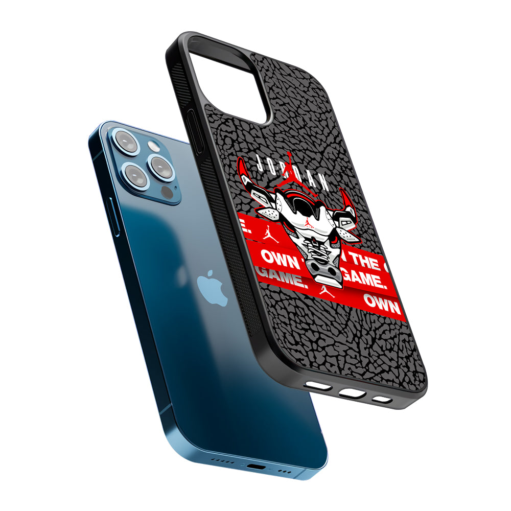 Air Jordan The Bull Head 2D Rubber Phone Case | Slim Protective Phone Case