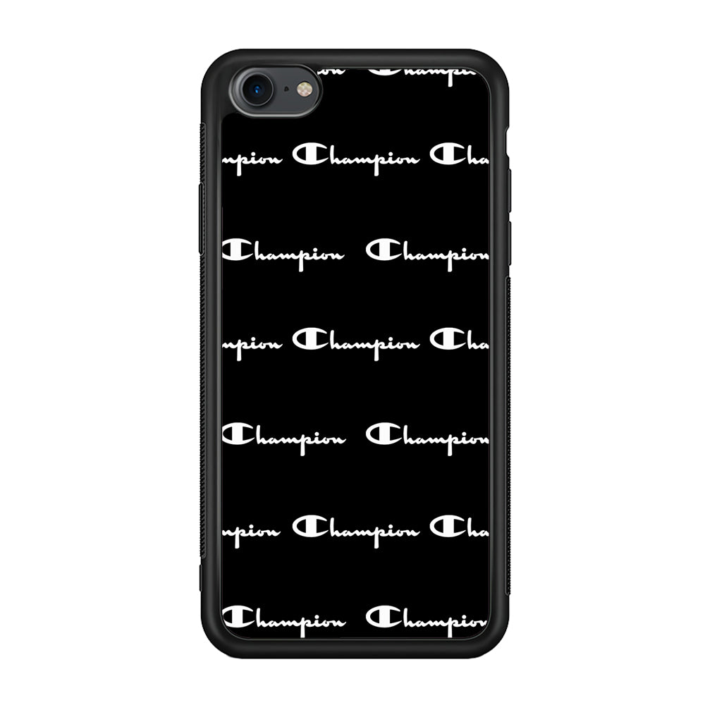 Champion Bland And White iPhone 8 Case | Slim Rubber Case for iPhone 8