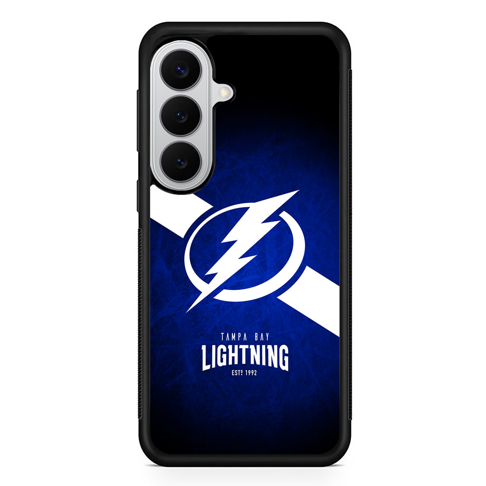 Tampa Bay Lightning Logo Samsung Galaxy S26 Case | Protective Rubber Cover