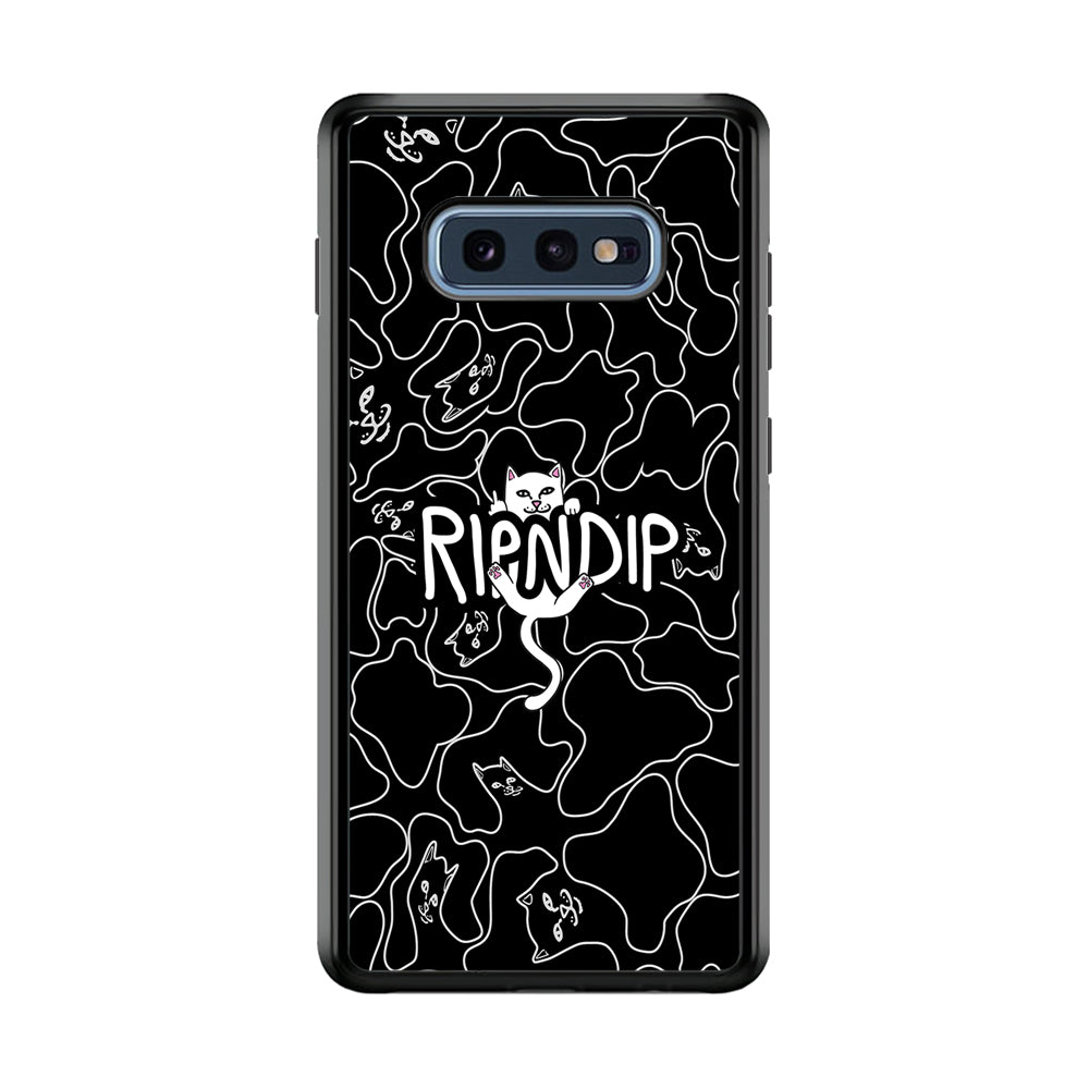 Rip N Dip Black Camo Samsung Galaxy S10E Case | Slim Rubber Case for Samsung Galaxy S10E