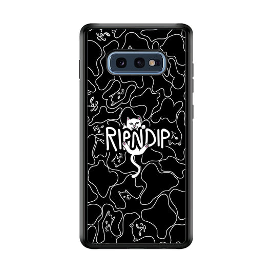 Rip N Dip Black Camo Samsung Galaxy S10E Case | Slim Rubber Case for Samsung Galaxy S10E