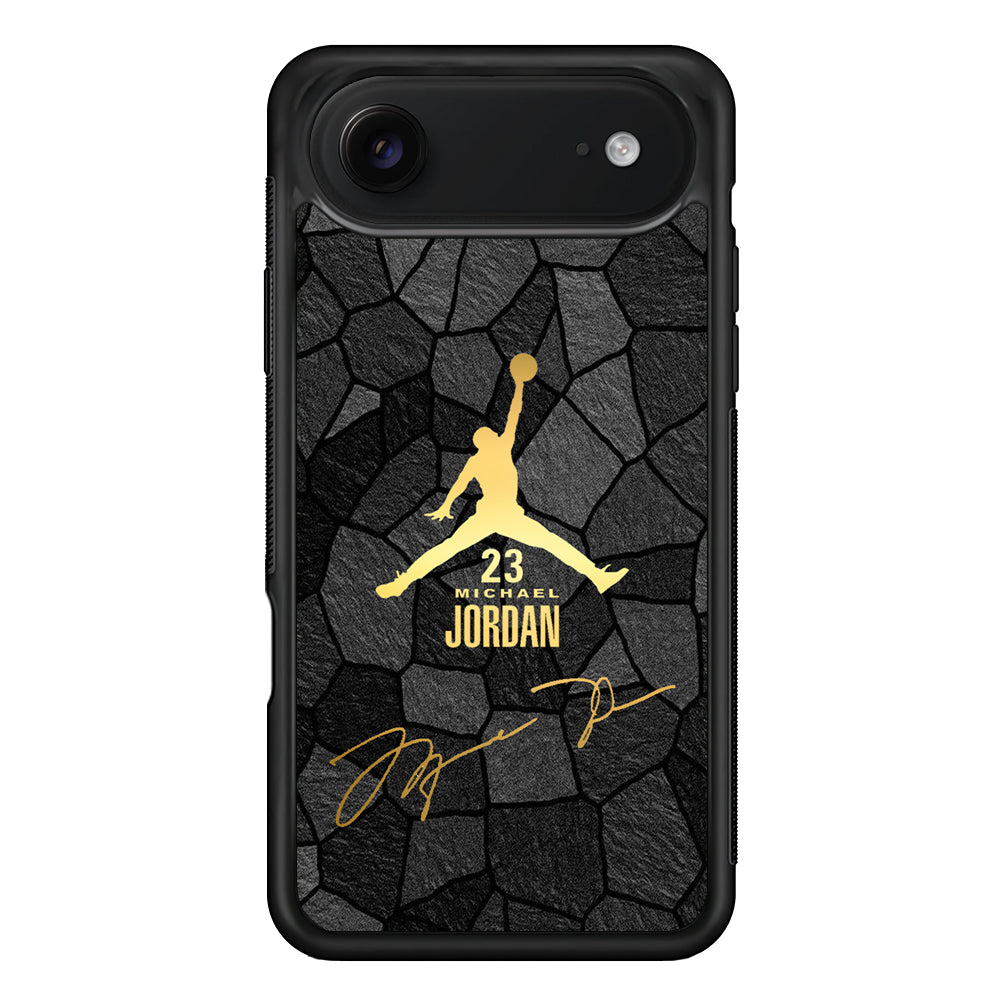 Air Jordan Golden Silhouette iPhone 17 Air Case | Protective Case for iPhone 17 Air
