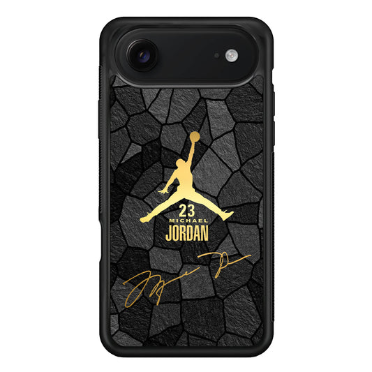 Air Jordan Golden Silhouette iPhone 17 Air Case | Protective Case for iPhone 17 Air
