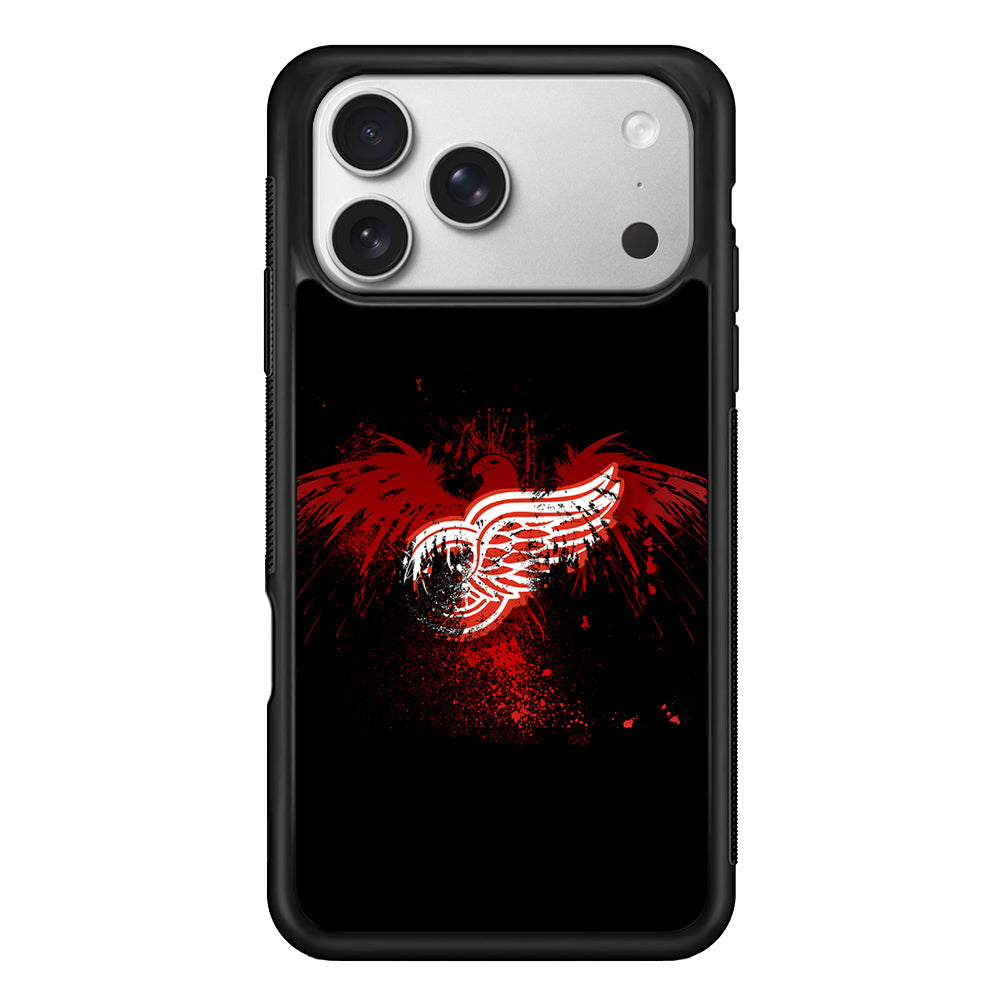 Detroit Red Wings Eagle iPhone 17 Pro Case | Slim Rubber Case for iPhone 17 Pro