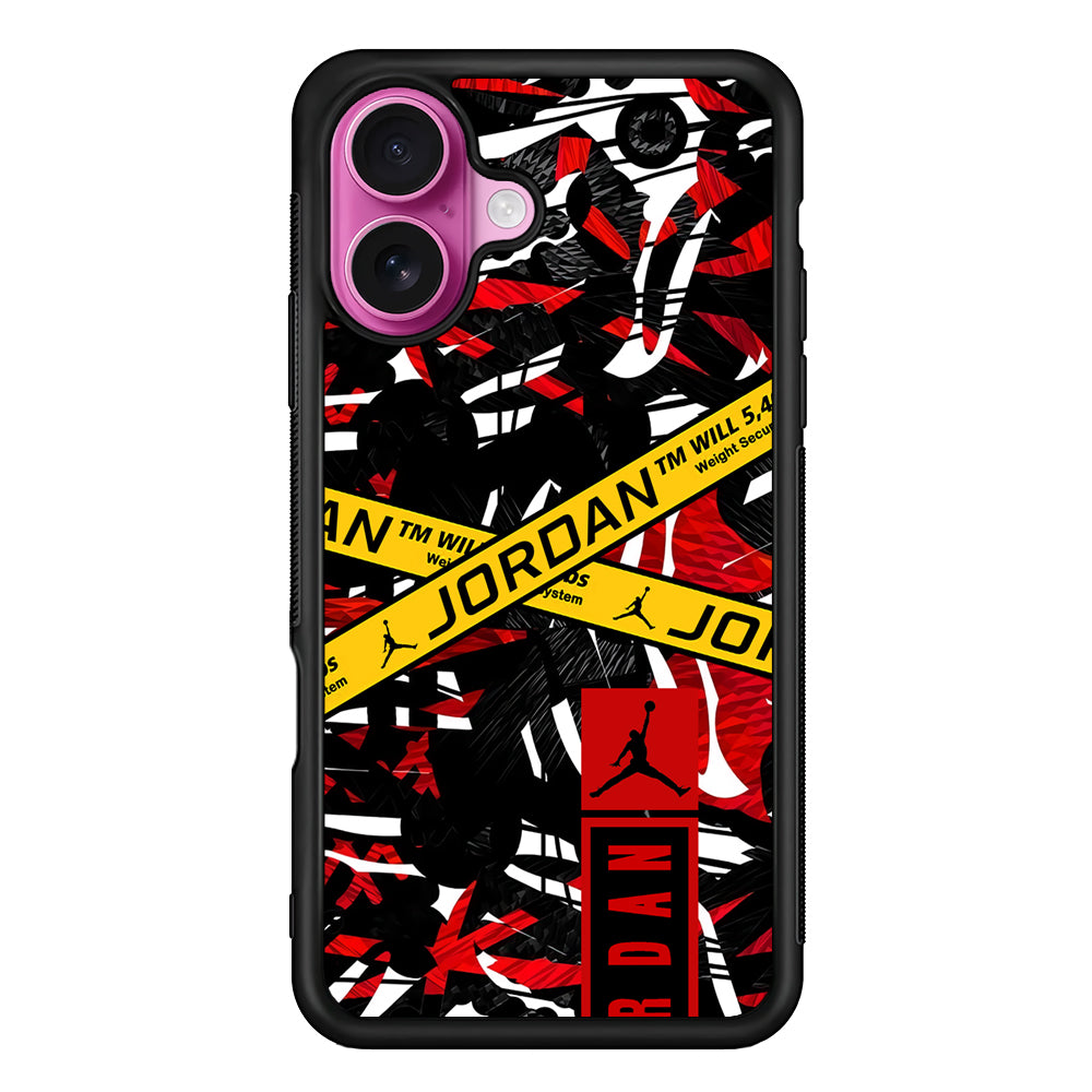 Air Jordan Abstract Camo iPhone 17 Case - Slim Rubber Case for iPhone 17