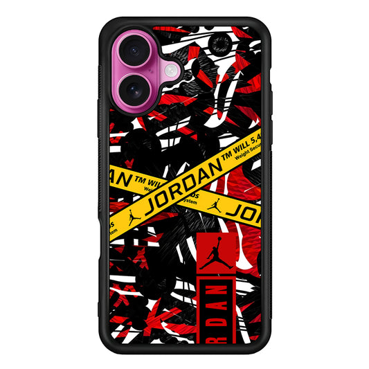 Air Jordan Abstract Camo iPhone 17 Case - Slim Rubber Case for iPhone 17