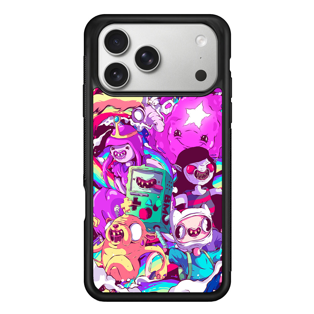 Adventure Time in the Liquid World iPhone 17 Pro Case | Slim Rubber Case for iPhone 17 Pro