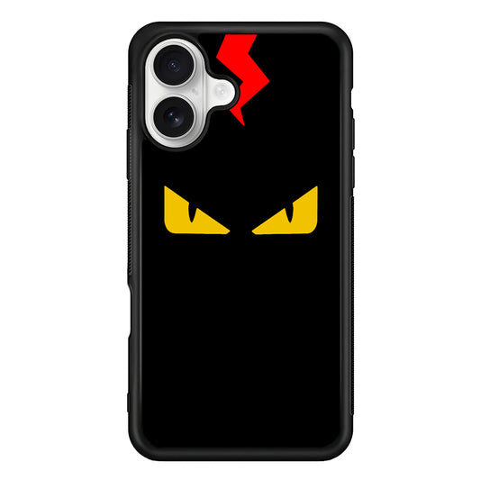 Fendi Monster Eyes iPhone 16 Plus Case | Slim Rubber Case for iPhone 16 Plus