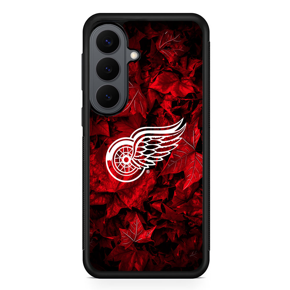 Detroit Red Wings Maple Leaves Samsung Galaxy S26 Plus Case | Slim Rubber Case for Samsung Galaxy S26 Plus