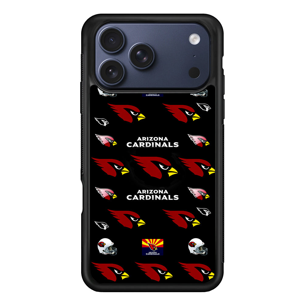 Arizona Cardinals Pattern iPhone 17 Pro Max Case | Slim Protective Cover for iPhone 17 Pro Max