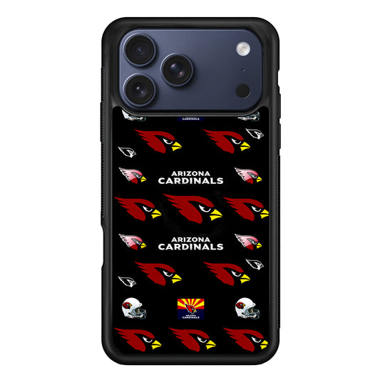 Arizona Cardinals Pattern iPhone 17 Pro Max Case | Slim Protective Cover for iPhone 17 Pro Max