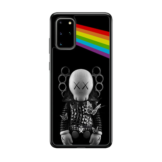 Kaws Metal Style Rainbow Samsung Galaxy S20 Plus Case | Slim Rubber Case for Samsung Galaxy S20 Plus