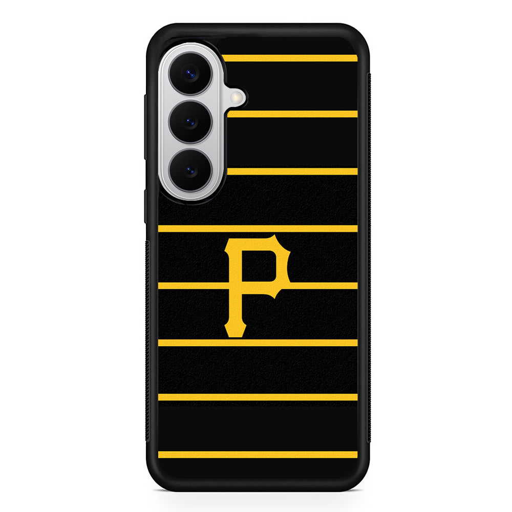 Pittsburgh Pirates Logo Samsung Galaxy S26 Case | Protective Rubber Cover
