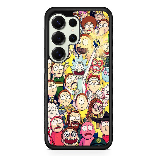 Rick and Morty Aesthetic Cartoon Samsung Galaxy S25 Ultra Case | Durable Rubber Case for Samsung Galaxy S25 Ultra
