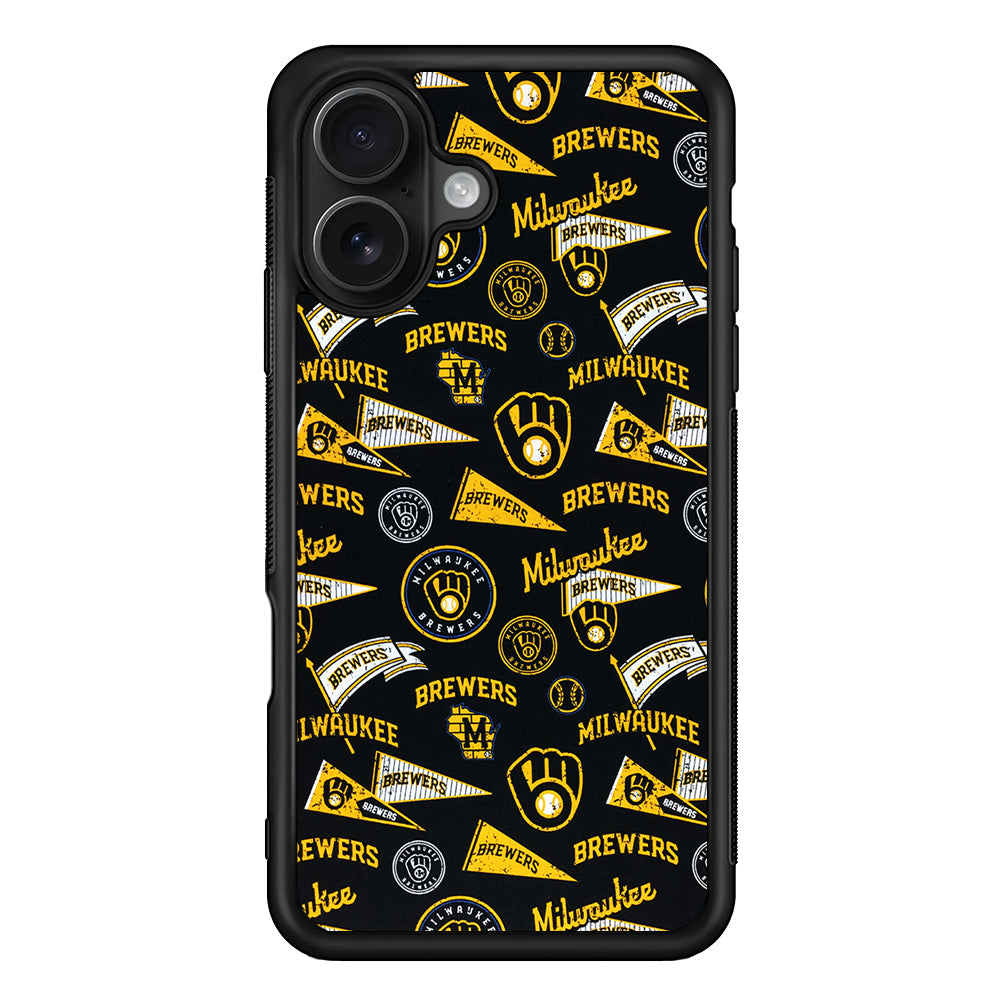Milwaukee Brewers Vintage iPhone 16 Case - Oxvistore
