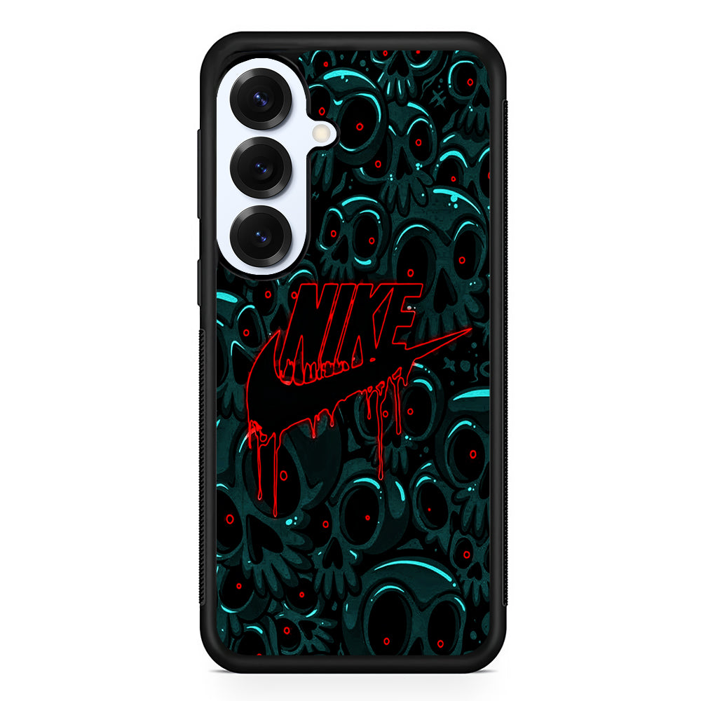 Nike Logo Skull Art Samsung Galaxy S25 Plus Case | Durable Samsung Galaxy S25 Plus Phone Case