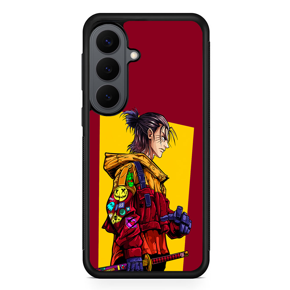 Eren Yeager Hype Samurai Samsung Galaxy S26 Plus Case | Slim Rubber Case for Samsung Galaxy S26 Plus