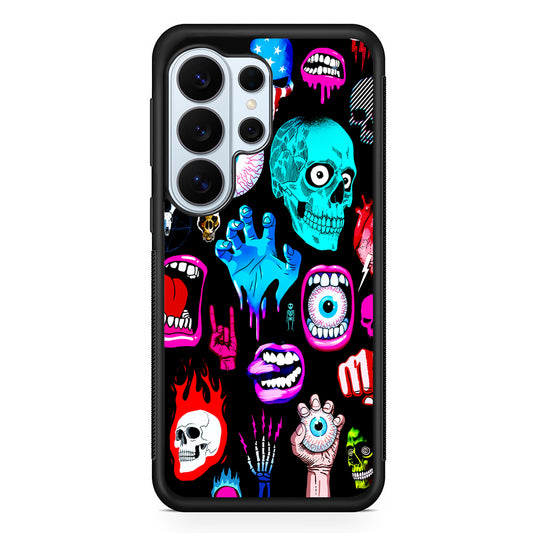 Hand Drawn Halloween Doodles Samsung Galaxy S26 Ultra Case | Protective Phone Cover