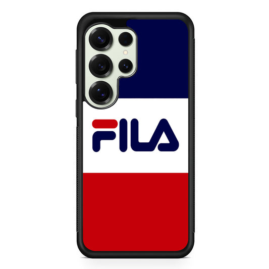 Fila Three Colors Samsung Galaxy S25 Ultra Case | Slim Rubber Case for Samsung Galaxy S25 Ultra